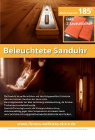 Hinterleuchtete Design Sanduhr / Die einzige Sanduhr der Welt mit Hintergrundbeleuchtung