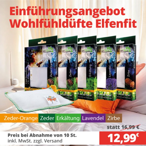 Wohlfühlduft Elfenfit Einführungsangebot