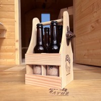 Riedler Natur 4er-Träger Holz inkl. 4 Riedler Natur Saunadüfte